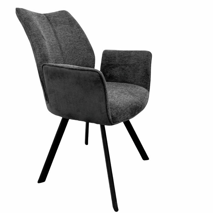 Naber | Stella 1AS, Stuhl, Gestell schwarz matt, starr, oval