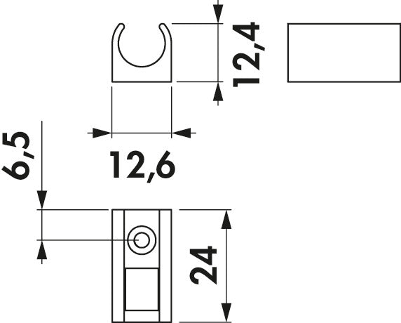 Naber | MEC Driver LED Sensor IR/TK, Zubehör, Anbaugehäuse