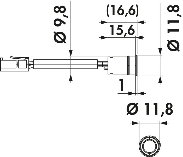 Naber | MEC Driver LED Sensor IR/TK, Zubehör, Sensor