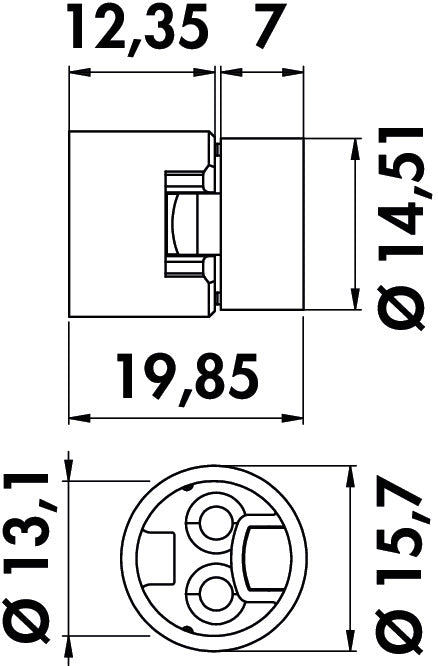 Naber | MEC Driver LED Bewegungsmelder, Verbindungsleitung/-element, Anbaugehäuse