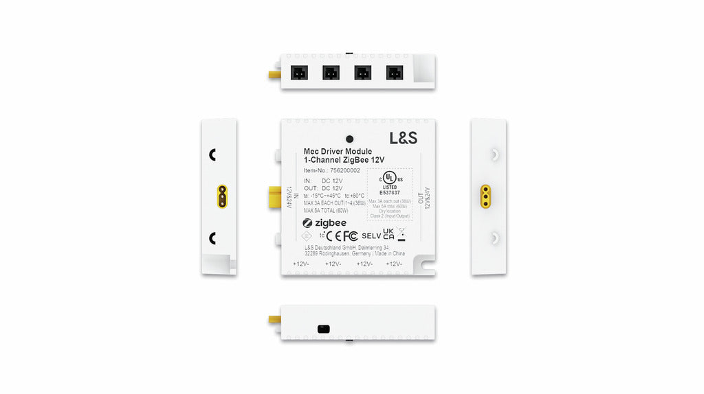 Naber | MEC Driver LED 1-Kanal Modul Funk/ZigBee, Zubehör, 12 V