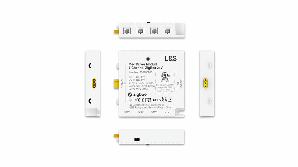 Naber | MEC Driver LED 1-Kanal Modul Funk/ZigBee, Zubehör, 24 V