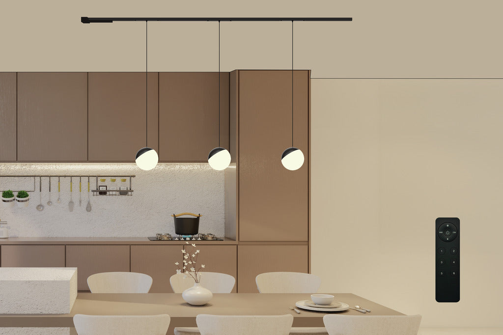 Naber | Easytrack Set Dinner Plus, Leuchte, schwarz matt