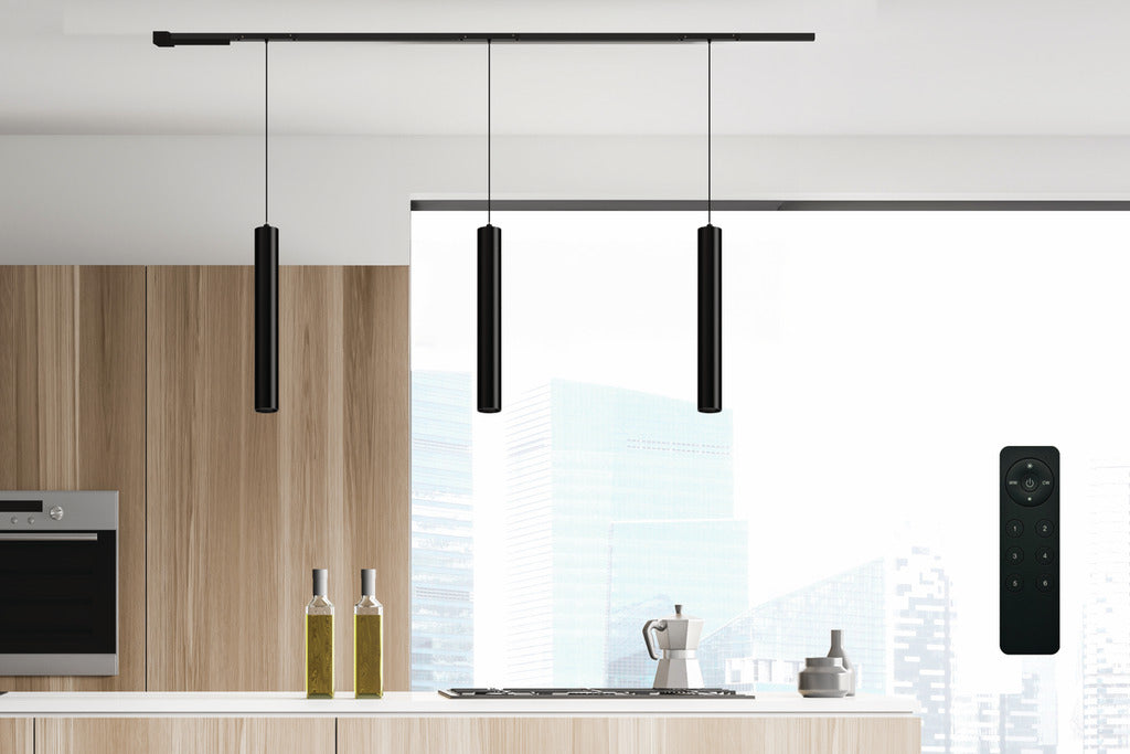 Naber | Easytrack Set Cooking Pendel, Leuchte, schwarz matt