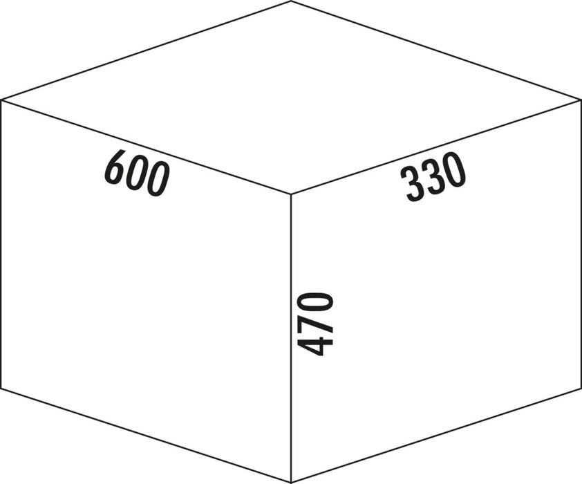 Wesco | Pullboy Soft Comfort Laundry 470 K/600-2, Schrankausstattung, weiß