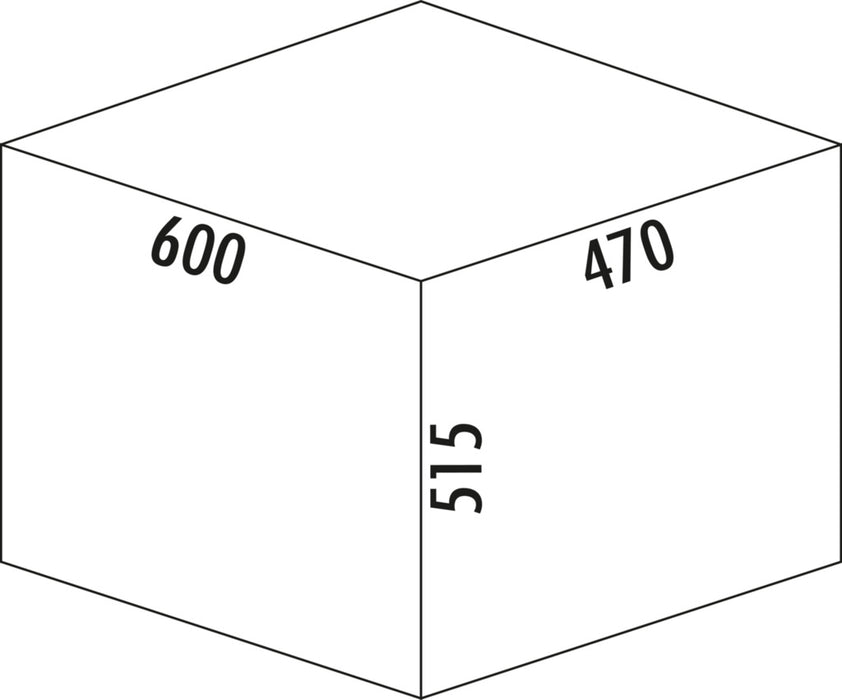Wesco | Pullboy Soft Comfort Laundry 515 S/600-2, Schrankausstattung, weiß