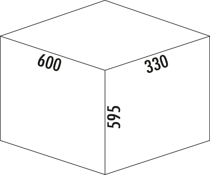 Wesco | Pullboy Soft Comfort Laundry 595 K/600-1, Schrankausstattung, weiß