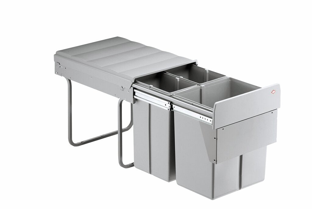 Wesco | Traditionline Trio-Master 410 S/400-3 mit Frontanb., Abfallsammelsystem, alugrau