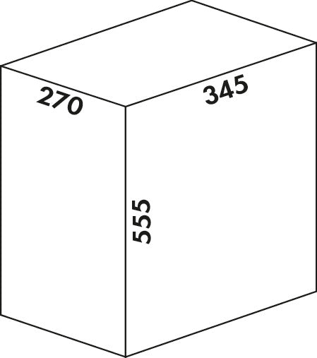 Wesco | Wäschebox Single, Schrankausstattung, sand matt