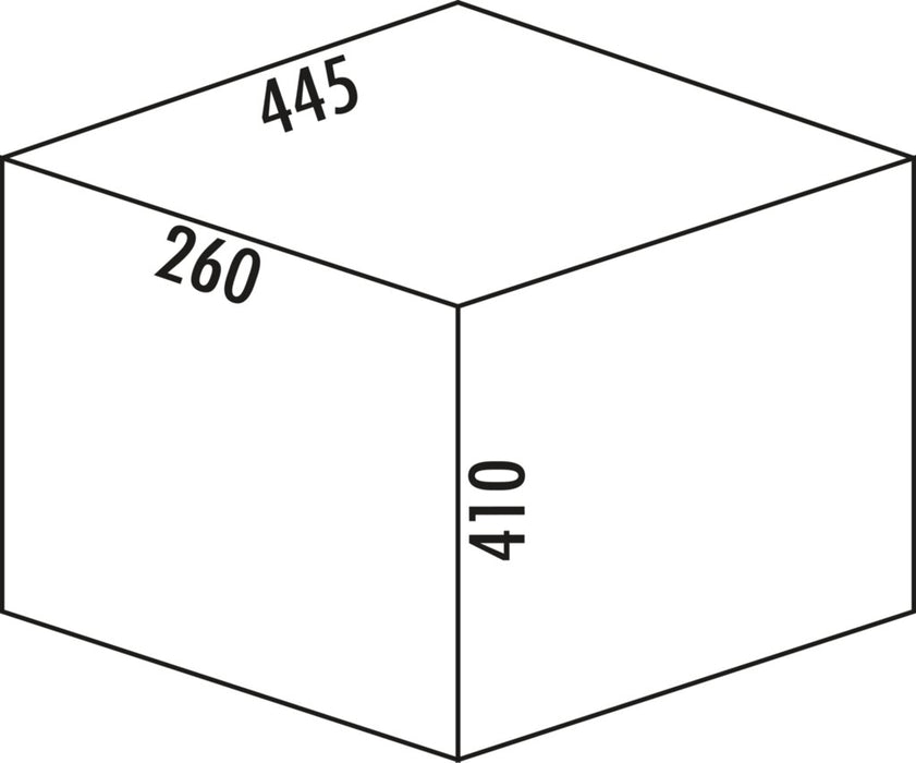 Wesco | Traditionline Double-Boy 410 X/300-2, Abfallsammelsystem, anthrazit