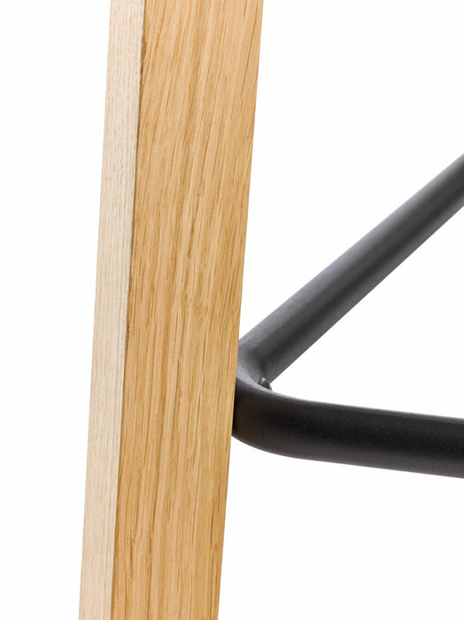 Naber | Lea 2KT, Hocker, Gestell Eiche