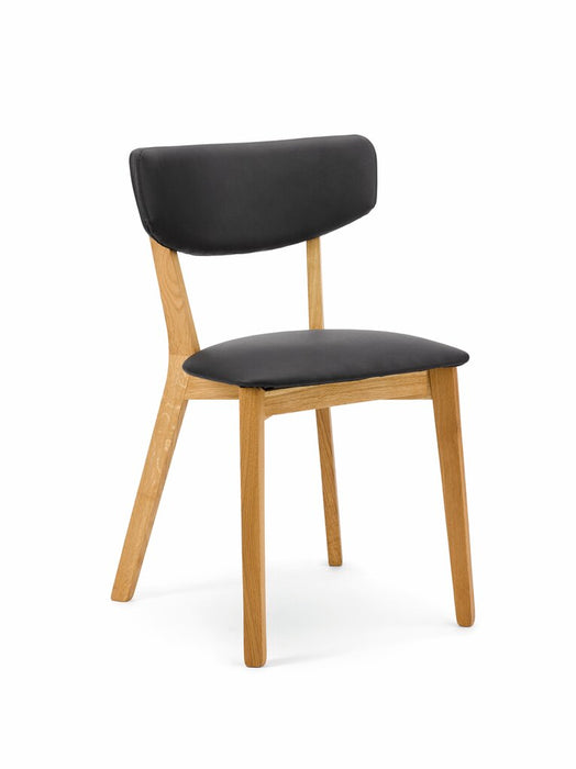 Naber | Lea 1KT, Stuhl, Gestell Eiche, Bezug schwarz (014)
