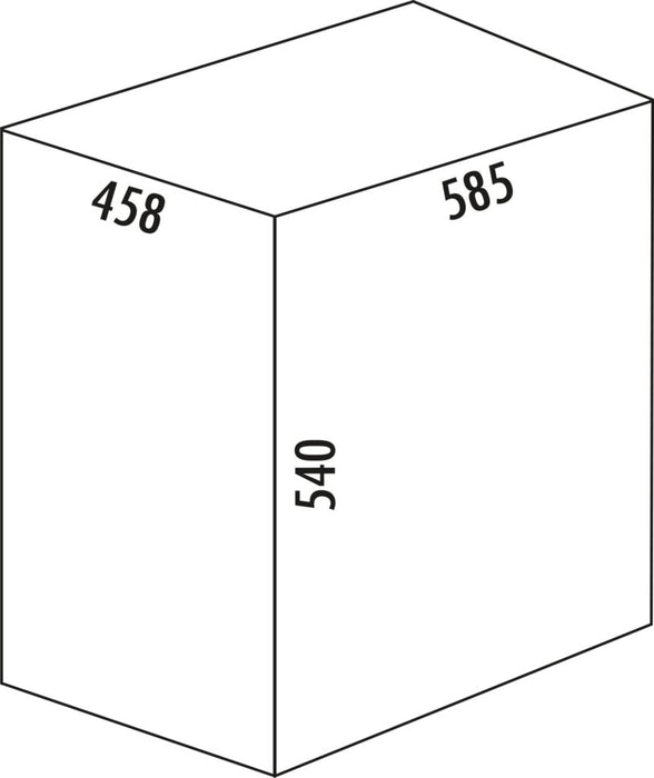 Wesco | Multi Collector 3, freistehender Behälter, schwarz matt