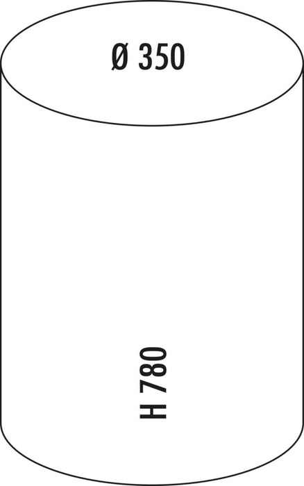 Wesco | Ashmaster, freistehender Behälter, rot