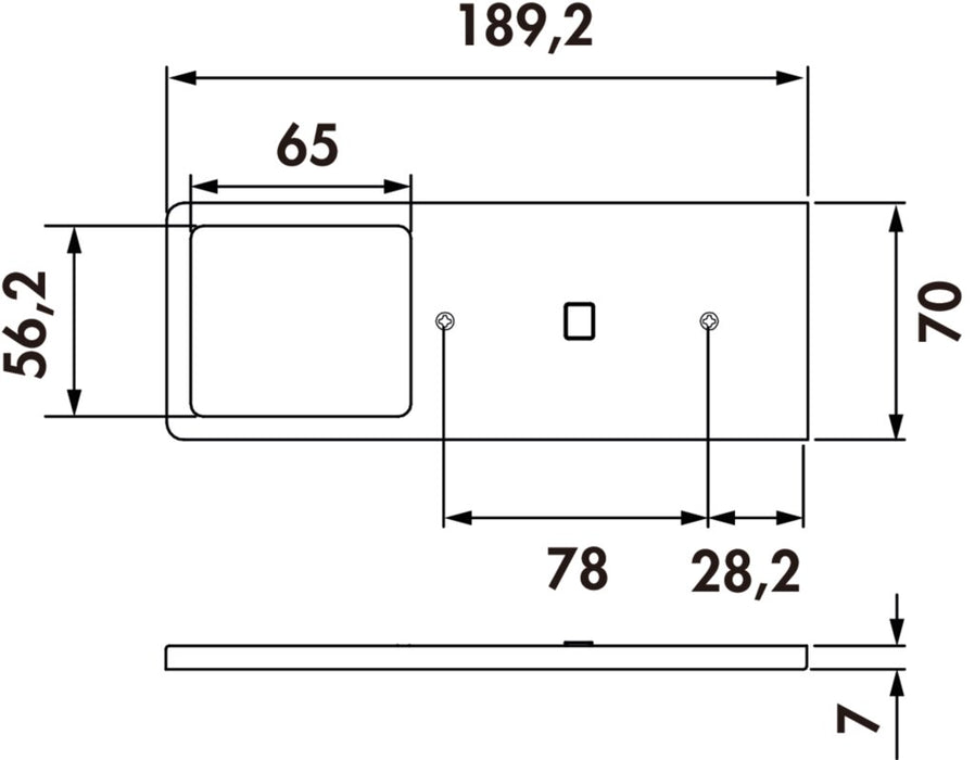 Naber Neva LED, Leuchte, Set-3, schwarz