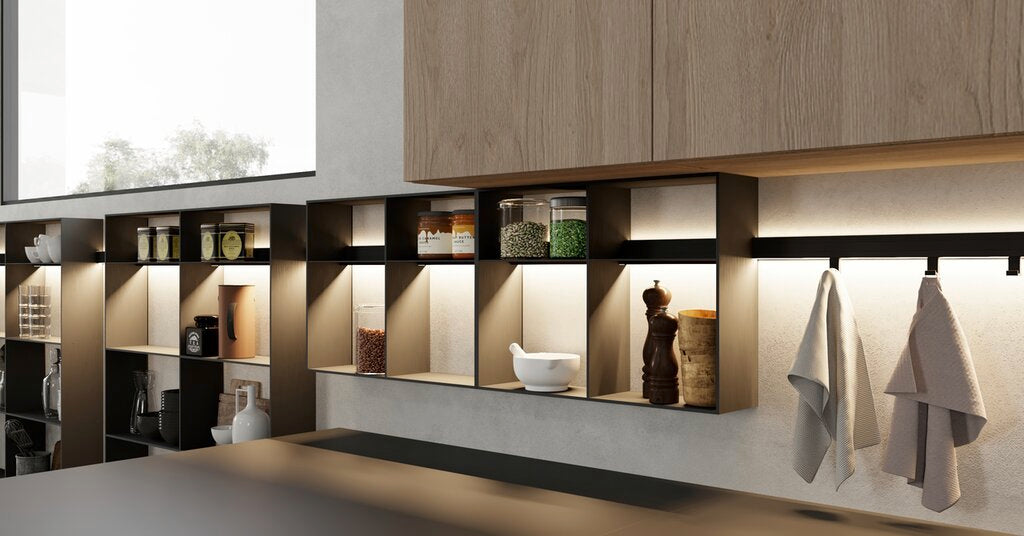 Naber Lucento Profilsystem, Relingsystem, 1800mm, 35,28 W, schwarz