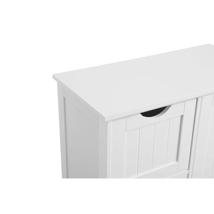 AUSLAUF VASAGLE | Bathroom Storage Cabinet, Floor Cabinet with 3 Large Drawers und 1 Adjustable Shelf, 60 x 30 x 81 cm, weiß BBC49WT