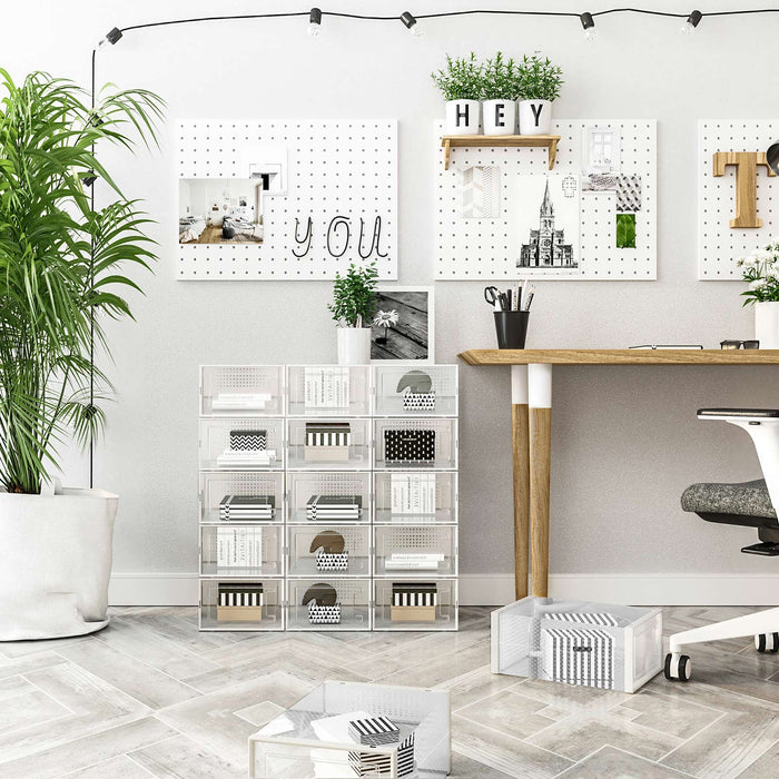 NEU | SONGMICS | Schuhboxen 18er Set