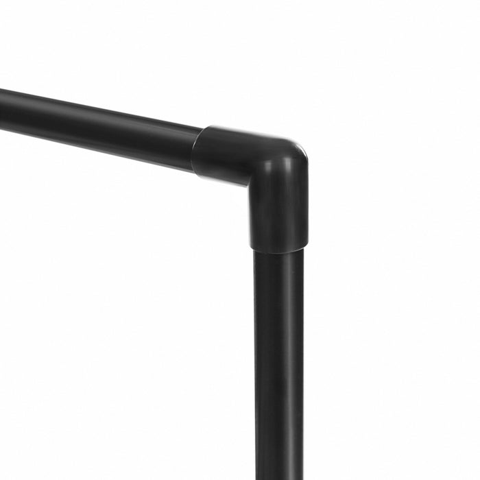 AUSLAUF SONGMICS | 6-Tier Shoe Rack, Eisen Shoe Storage Organiser, Customisable Design, Space-Saving und Versatile Shelf, for Entrance Living Room Bedroom Kitchen, 45 x 30 x 106 cm, Black LSA23BK