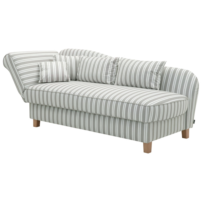 NEU Max Winzer | Selma | Sofa | Recamiere mit Armteil links klappbar | Füße Buche Natur (Trapez)