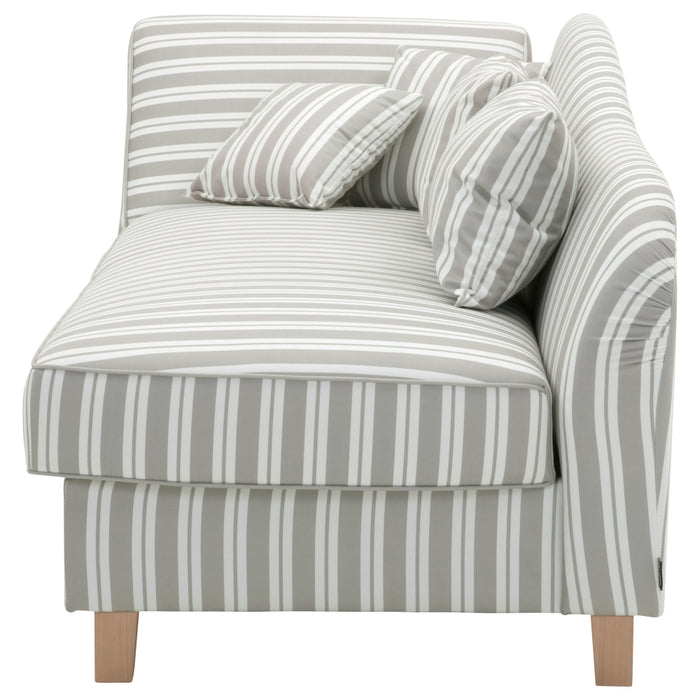 NEU Max Winzer | Selma | Sofa | Recamiere mit Armteil links klappbar | Füße Buche Natur (Trapez)