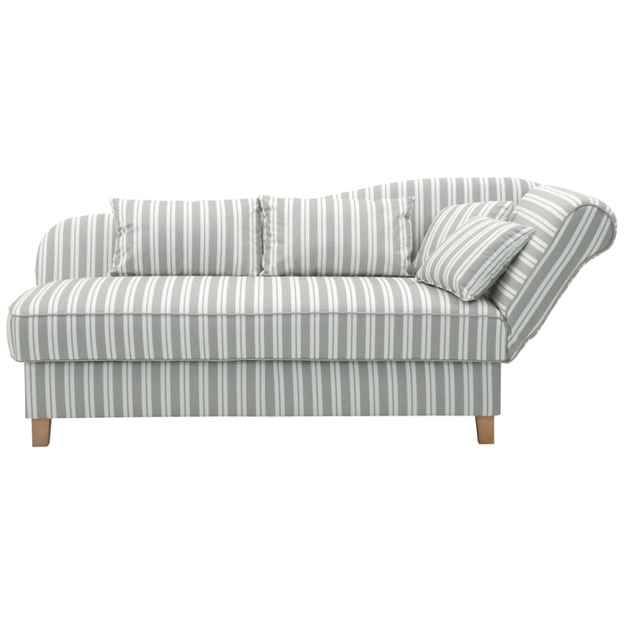 NEU Max Winzer | Selma | Sofa | Recamiere mit Armteil rechts klappbar | Füße Buche Natur (Trapez)