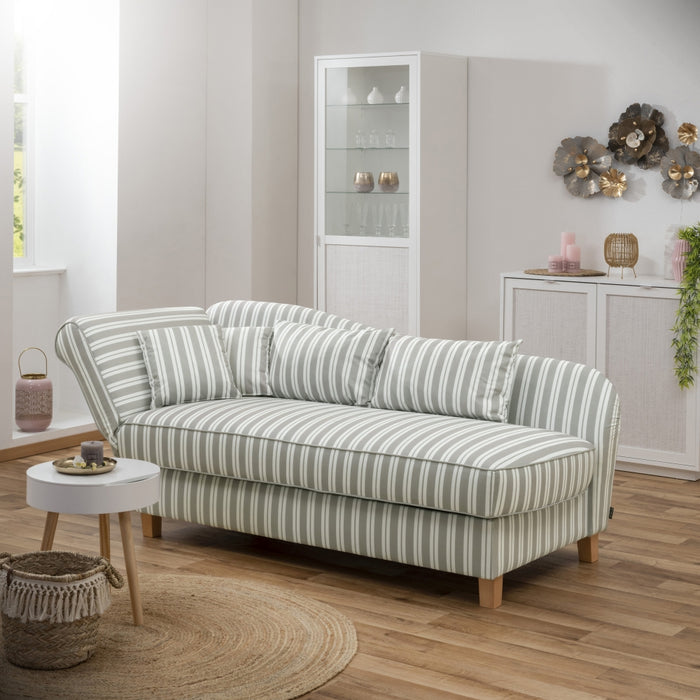 NEU Max Winzer | Selma | Sofa | Recamiere mit Armteil links klappbar | Füße Buche Natur (Trapez)