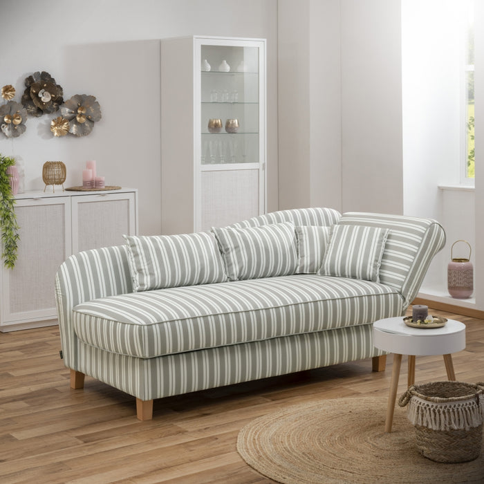 NEU Max Winzer | Selma | Sofa | Recamiere mit Armteil rechts klappbar | Füße Buche Natur (Trapez)