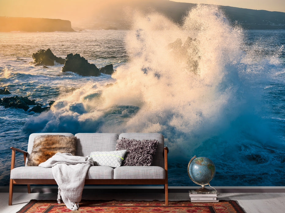 Digitaldruck Vlies Fototapete | Exploding Elements | 300 x 200 cm