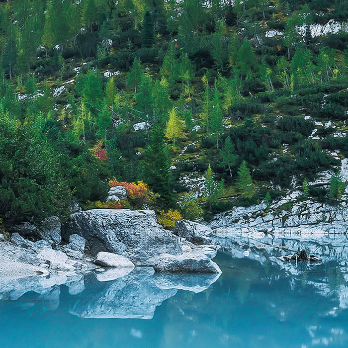 Digitaldruck Vlies Fototapete | Alpine Treasure | 400 x 250 cm