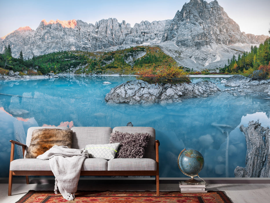 Digitaldruck Vlies Fototapete | Alpine Treasure | 400 x 250 cm