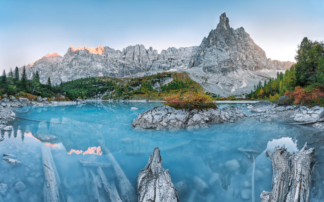 Digitaldruck Vlies Fototapete | Alpine Treasure | 400 x 250 cm