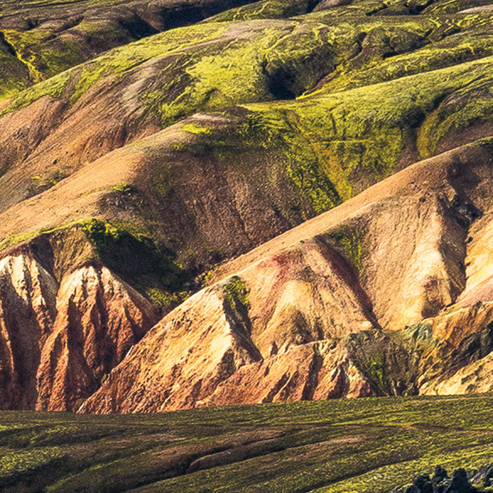 Digitaldruck Vlies Fototapete | Shiny Mountains | 400 x 250 cm