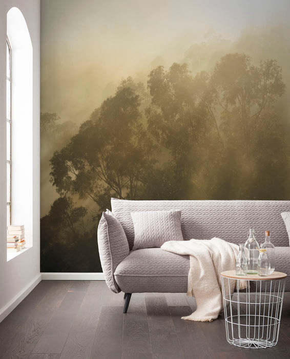 Digitaldruck Vlies Fototapete | Misty Mountain | 400 x 250 cm
