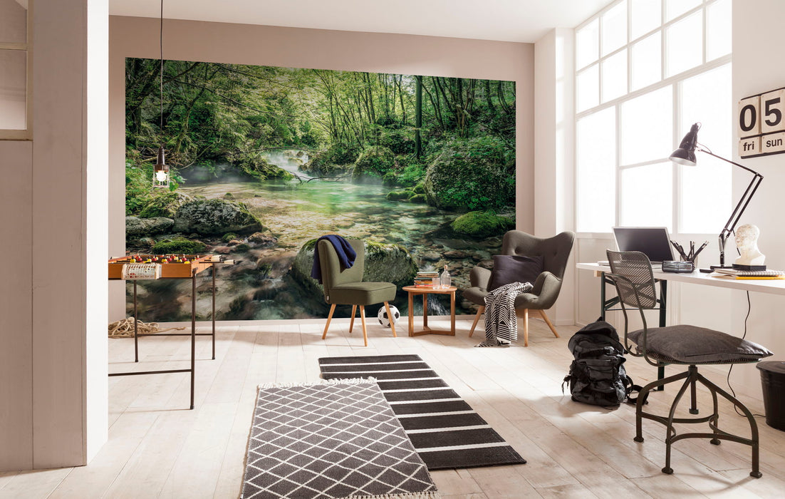 Digitaldruck Vlies Fototapete | Tranquil Pool | 400 x 250 cm
