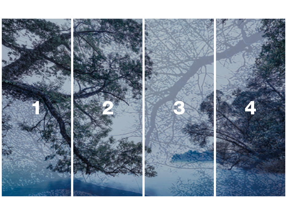 Digitaldruck Vlies Fototapete | Blue Waters | 400 x 250 cm