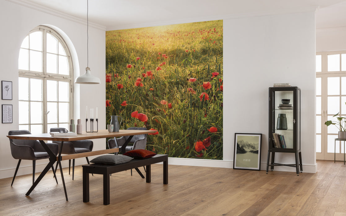 Digitaldruck Vlies Fototapete | Poppy World