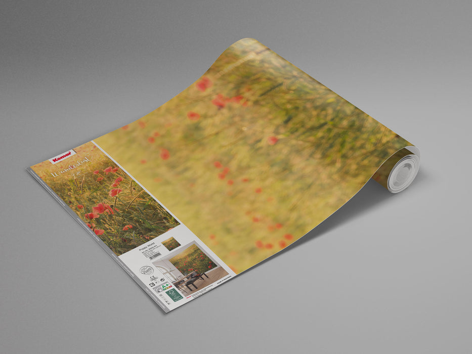 Digitaldruck Vlies Fototapete | Poppy World