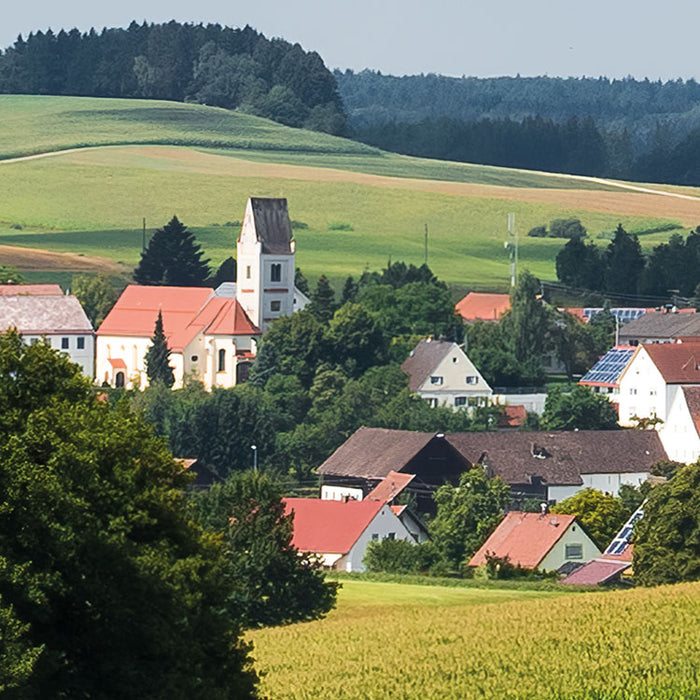 Digitaldruck Vlies Fototapete | Bayrische Idylle | 350 x 280 cm