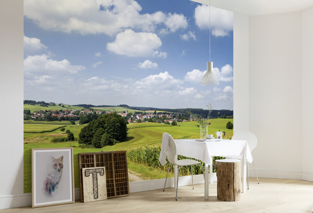 Digitaldruck Vlies Fototapete | Bayrische Idylle | 350 x 280 cm
