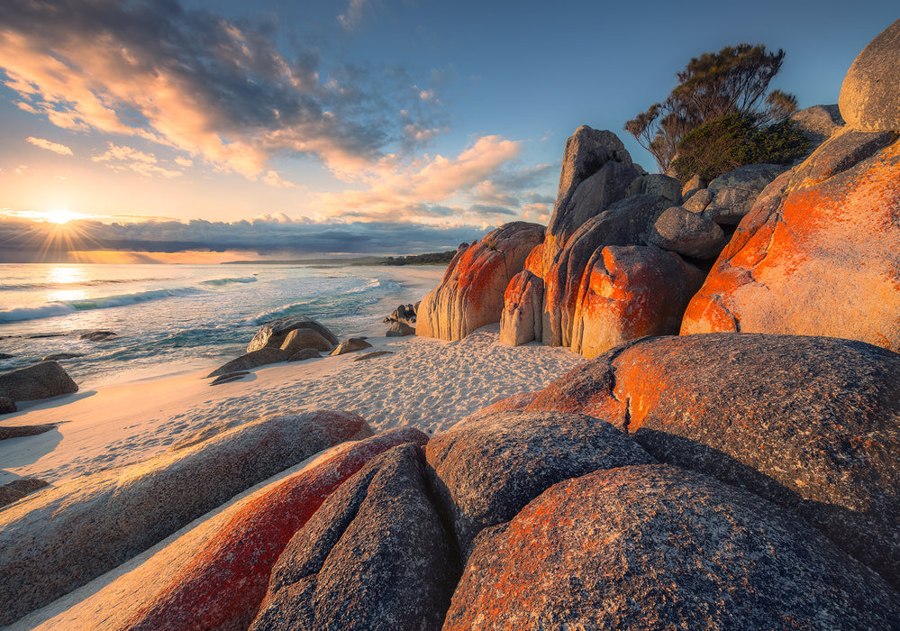 Digitaldruck Vlies Fototapete | Bay of Fires | 400 x 280 cm