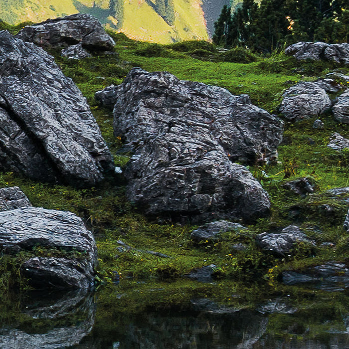 Digitaldruck Vlies Fototapete | Allgäu Spiegel | 450 x 280 cm