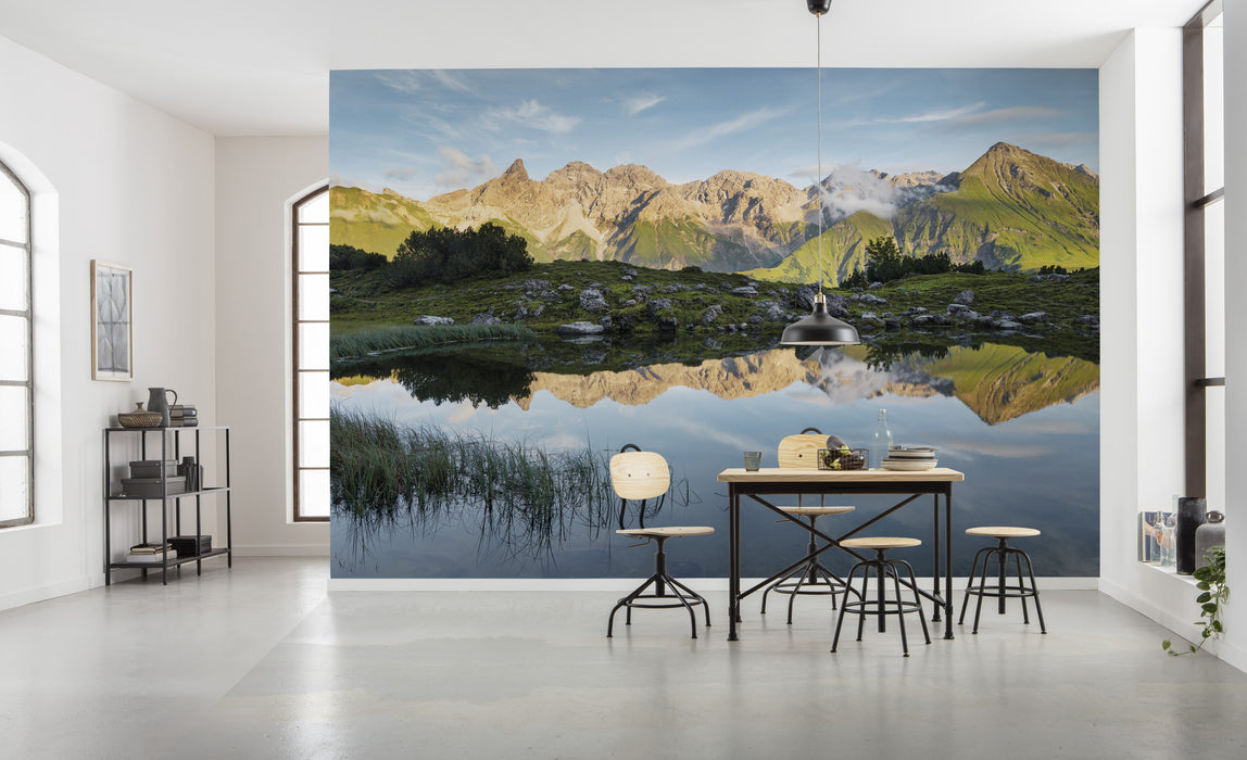 Digitaldruck Vlies Fototapete | Allgäu Spiegel | 450 x 280 cm