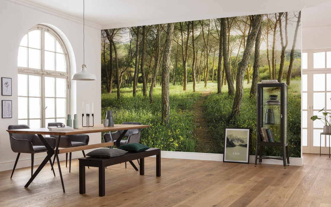 Digitaldruck Vlies Fototapete | Blütenzauberwald | 450 x 280 cm