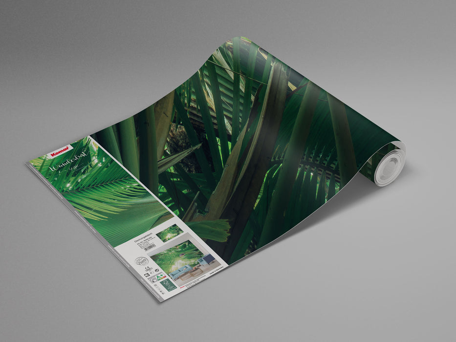 Digitaldruck Vlies Fototapete | Dschungeldach | 450 x 280 cm
