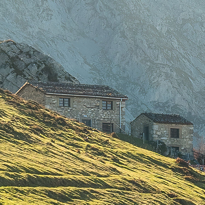 Digitaldruck Vlies Fototapete | Picos de Europe Alm | 450 x 280 cm