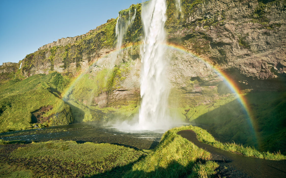 Digitaldruck Vlies Fototapete | Power of Iceland | 450 x 280 cm