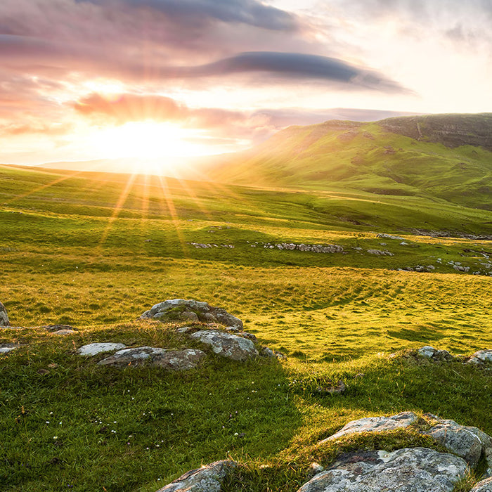 Digitaldruck Vlies Fototapete | Scottish Paradise | 450 x 280 cm