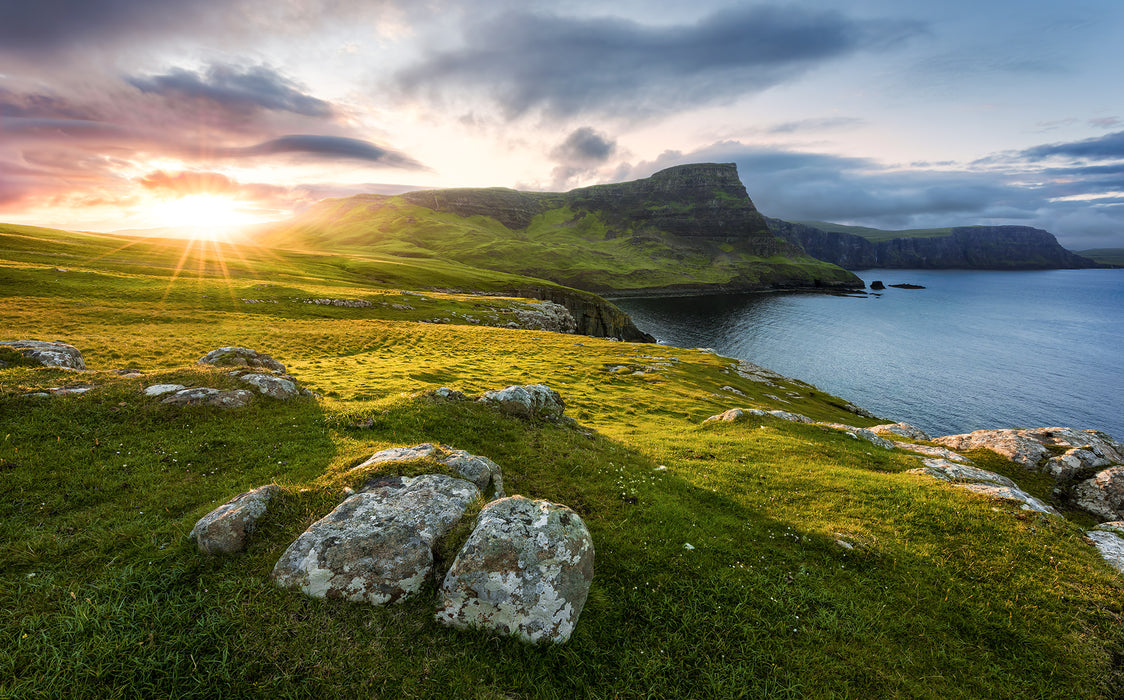 Digitaldruck Vlies Fototapete | Scottish Paradise | 450 x 280 cm