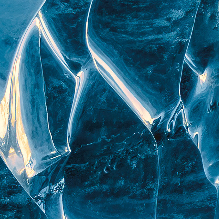 Digitaldruck Vlies Fototapete | The Eye of the Glacier | 450 x 280 cm